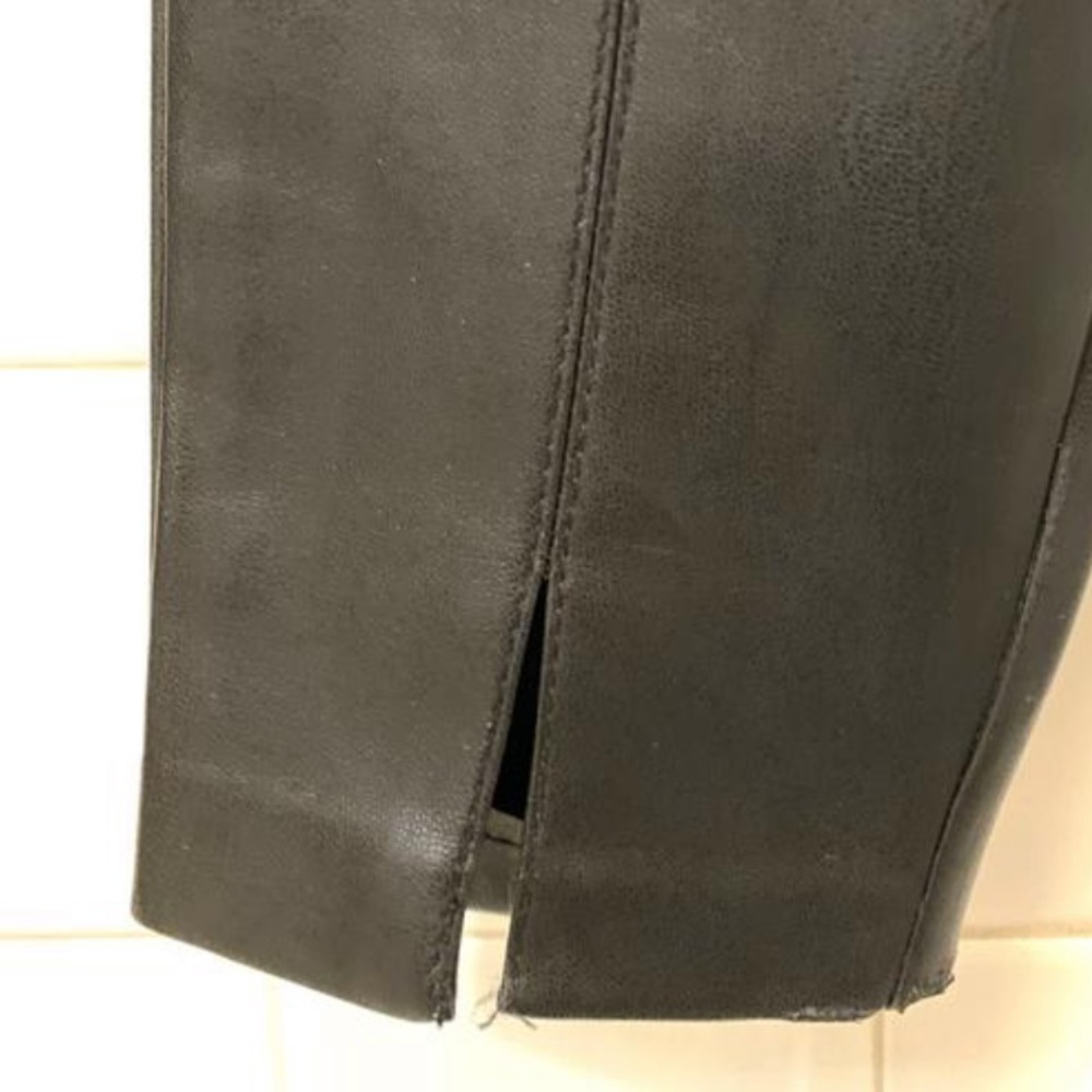 Sold. Zara Faux Leather Pants - Picture 6 of 7